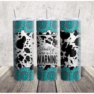 Cow Print Tumbler